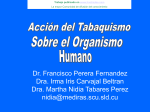 acción del tabaquismo sobre el organismo humano