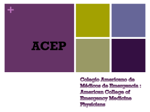 Colegio Americano de Medicos de Medicos de Emergencia