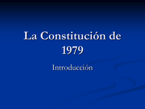 La Constitución de 1979