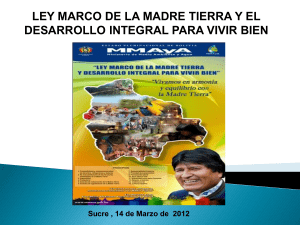Ley madre tierra 14.03.13