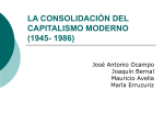 la consolidación del capitalismo moderno (1945- 1986)