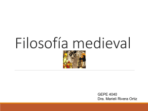 Filosofía medieval