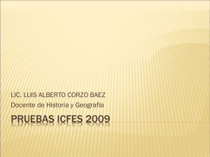 PRUEBAS ICFES 2009