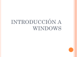 Tema 1: El Ordenador Una introducción a Windows