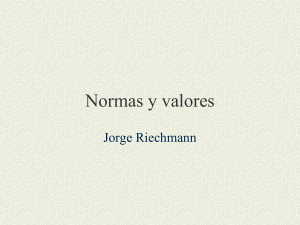 Normas y valores - tratar de comprender, tratar de ayudar