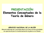 El rol de género - Ministerio de la Mujer y la Equidad de Género