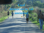 Tal democracia, cual sociedad