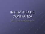 INTERVALO DE CONFIANZA