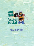 Memoria Acción Social 2005