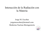 Interacción de la radiación