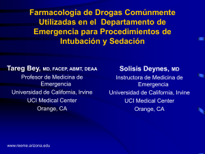 Farmacología de drogas comúnmente utilizadas en el