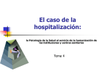 El caso de la hospitalización