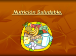 Nutrición Saludable.