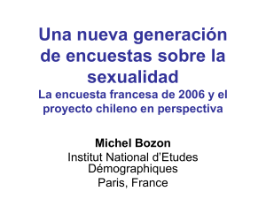 Bozon, Michele (2007) Una nueva generación de encuestas