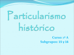 Particularismo histórico - ParticularismoHistorico