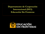 Diapositiva 1 - Educación Sin Fronteras