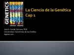 La Ciencia de la Genética Cap 1