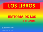 Historia de los libros.