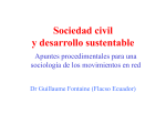 Sociedad civil y desarrollo sustentable