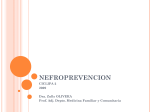 NEFROPREVENCION - Departamento de Medicina Familiar y