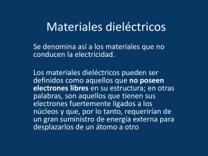 Materiales dieléctricos