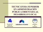 Tecnicatura - Gobierno de Tucuman