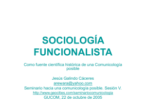 sociología funcionalista