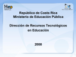 Diapositiva 1 - Ministerio de Educación Pública