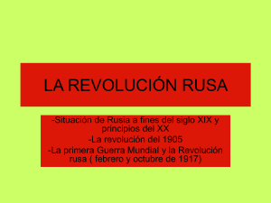 la revolución rusa