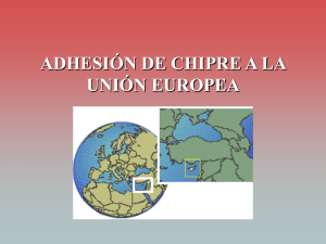 ADHESIÓN DE CHIPRE A LA UNIÓN EUROPEA