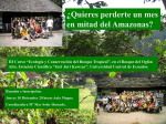 III Curso “Ecología y Conservación del Bosque Tropical”, en el