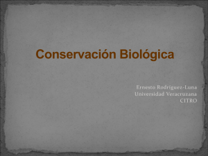 Conservación Biológica - propedéutico en ecología tropical