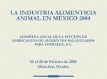 La Industria Alimenticia Animal en México 2002