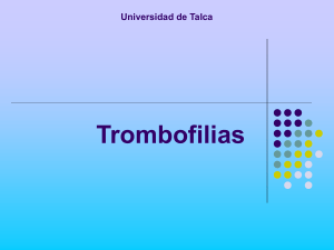Trombofilia Hereditaria