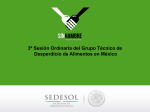 Línea Basal para perdida de alimentos en México