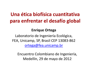 Una &eacute;tica biof&iacute;sica cuantitativa para enfrentar el desaf&iacute;o