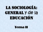 LA SOCIOLOGÍA