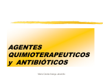 Agentes quimioterapeuticos y antibioticos