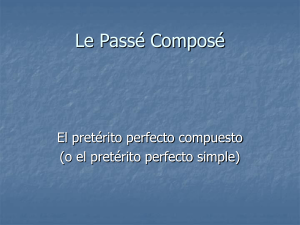 Le Passé Composé
