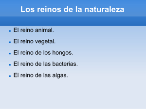 Los reinos de la naturaleza