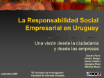 La Responsabilidad Social Empresarial en Uruguay