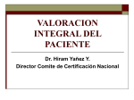 VALORACION INTEGRAL DEL PACIENTE