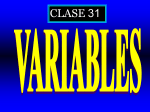 Clase 31: Las variables - CubaEduca