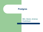 Postgress - GridMorelos.