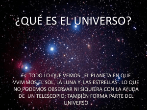 ¿qué es el universo? - Ecomundo Centro de Estudios