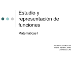 Estudio y representacion de funciones