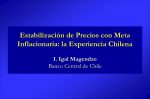 la Experiencia Chilena -I. Igal Magendzo