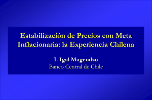 la Experiencia Chilena -I. Igal Magendzo