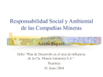 Responsabilidad Social y Ambiental de las Compañías Mineras