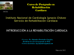 Introducción a la Rehabilitación Cardiaca. (Dr. Alejandro Hernández)
